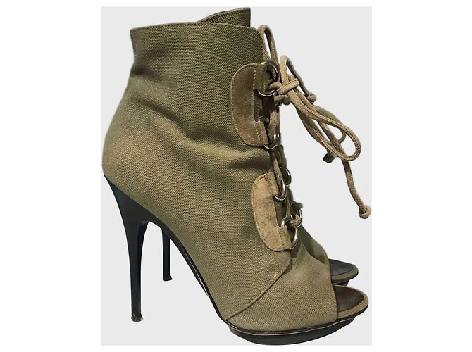 Giuseppe Zanotti Stiefel T.38,5 Khaki