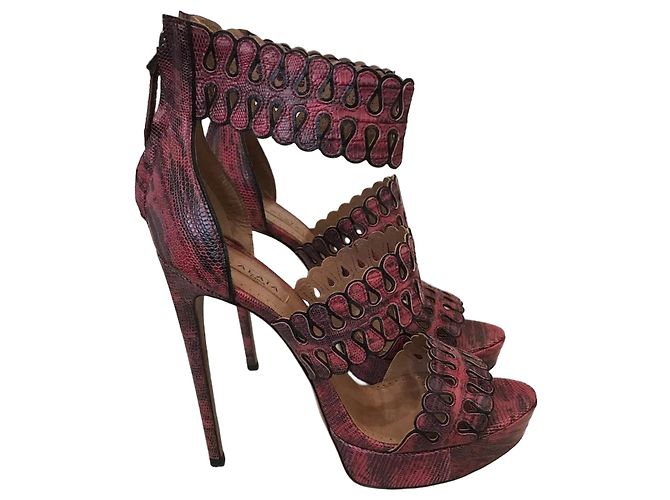 Alaïa Sandalias Alaia rosas T.39