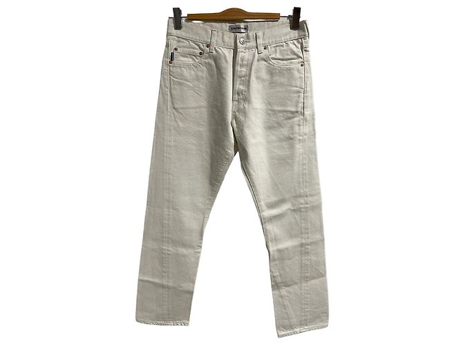 Jeans Balenciaga bianchi T.29 Bianco