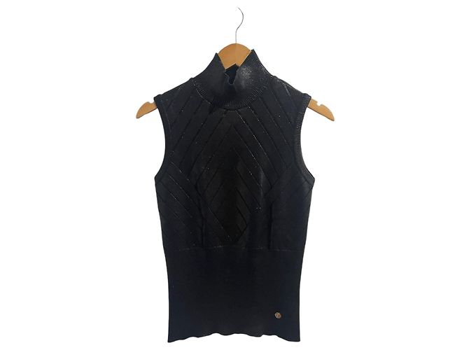 Top Versace noir T.38 Black