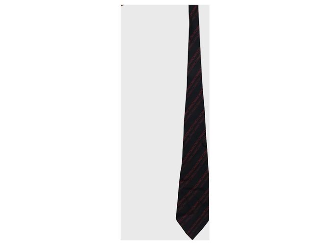 Cravatta Yves Saint Laurent nera Nero