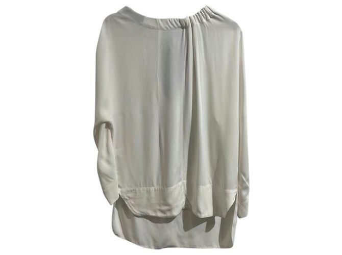 Top Marni blanco de viscosa talla S