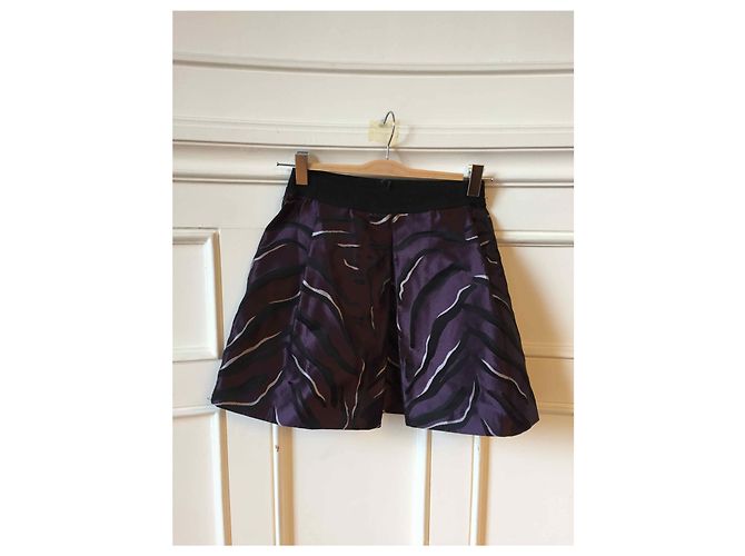 Pinko Rock Zebra Print Pflaume Lila