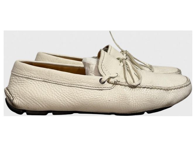 Bow Mocassins Prada blanc T.41 White