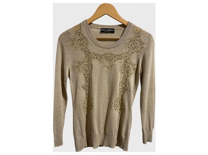 Jersey Dolce & Gabbana beige T.36