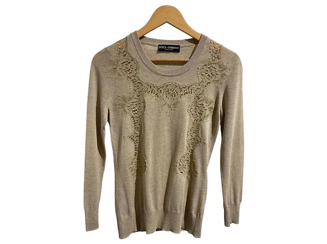 Jersey Dolce & Gabbana beige T.36
