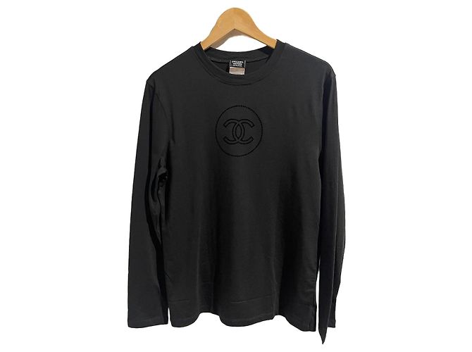 T-shirt Chanel preto T.S