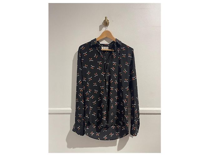 Autre Marque Saint Laurent Mickey T.S Hemd Schwarz