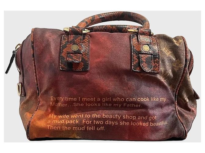 Bolso Louis Vuitton Mancrazy rojo Roja