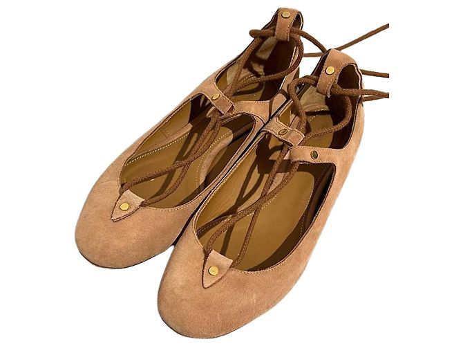 Ballerines Chloé camel T.36,5