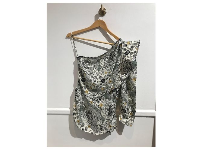 Isabel Marant Etoile Top Isabel Marant stampato T.36 Verde