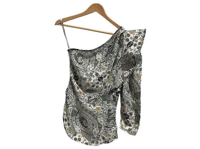 Isabel Marant Etoile Isabel Marant bedrucktes Top T.36 Grün