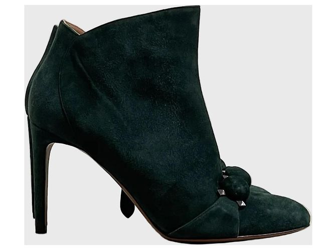 Alaïa Bottines Alaia vertes T.38