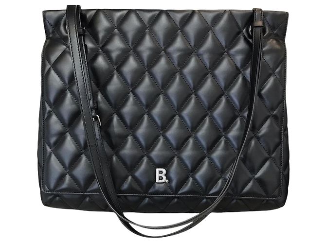 Bolsa Balenciaga B.dot preta Preto
