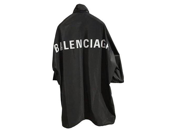 Balenciaga wasserdichte Jacke T.36 Schwarz