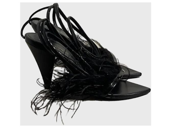 Autre Marque Saint Laurent Sandalen schwarz T.36