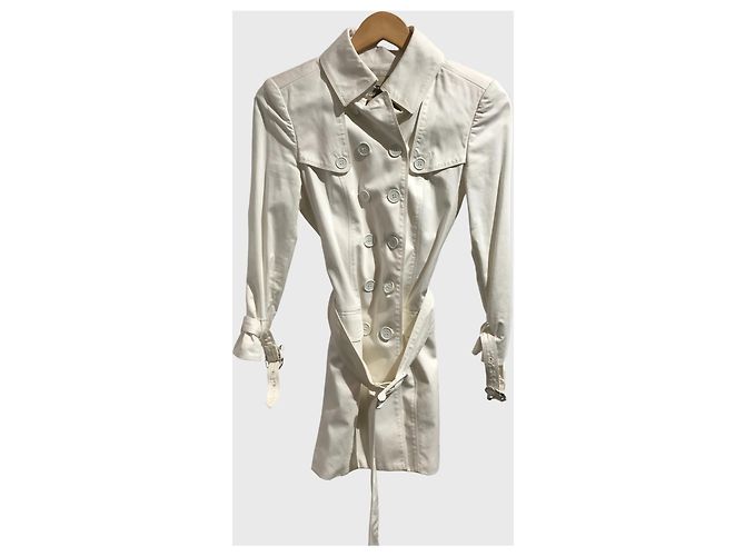 Trench Burberry blanco T.34