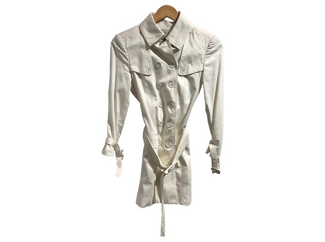 Burberry Trenchcoat weiß T.34