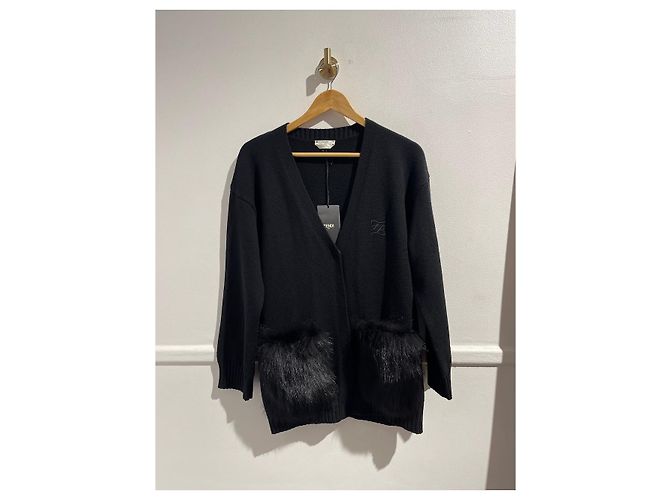 Fendi Weste schwarz T.38 Neu