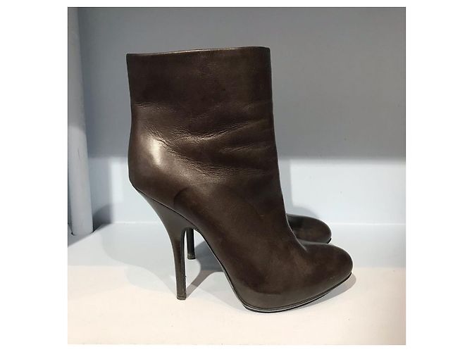 Botas Lanvin marrones T.37,5 Castaño