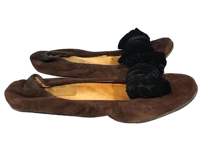 Sapatilhas Lanvin castanho T.37 Marrom