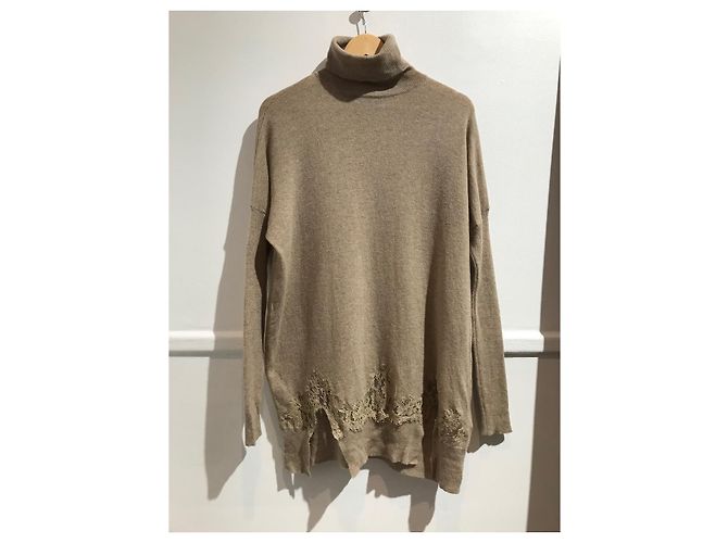 Camisola Ermanno Scervino bege T.S