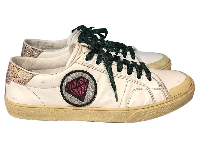 Autre Marque Baskets Saint Laurent T.40 IT White
