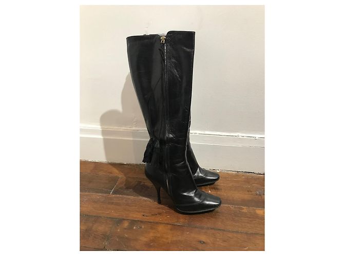 Bottes Louis Vuitton T.36,5 Black