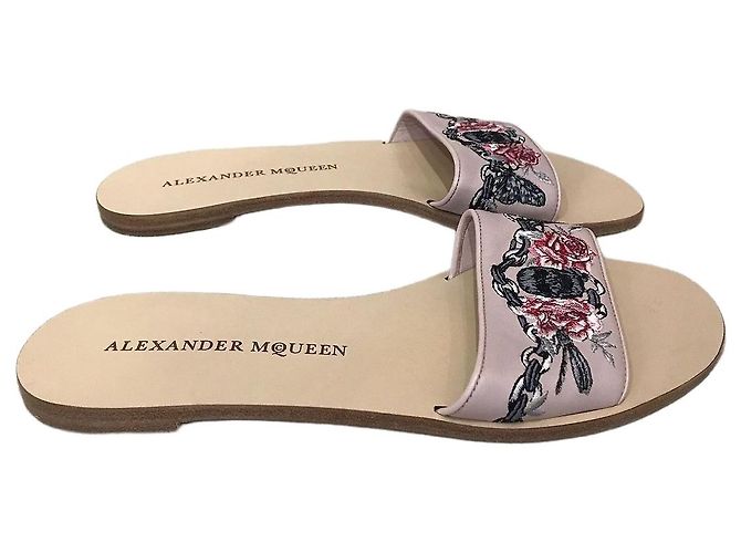Sandalias Alexander McQueen rosas T.38,5