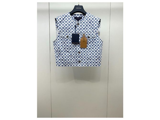 Top Chaleco Louis Vuitton Monograma de Algodón Multicolor
