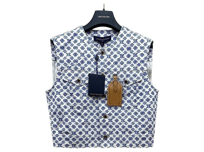 Top Chaleco Louis Vuitton Monograma de Algodón
