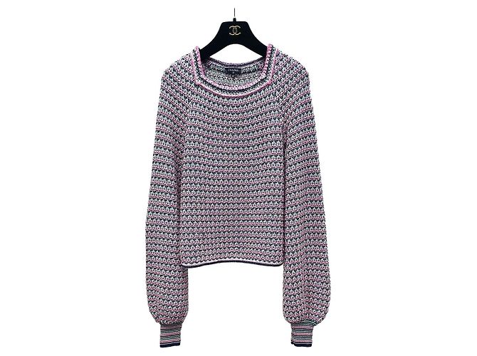 Chanel Baumwolle Häkelstrick