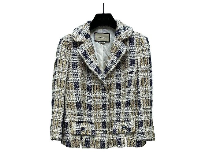 Gucci Tweed Jacket with Sequin Embellishment Multiple colors