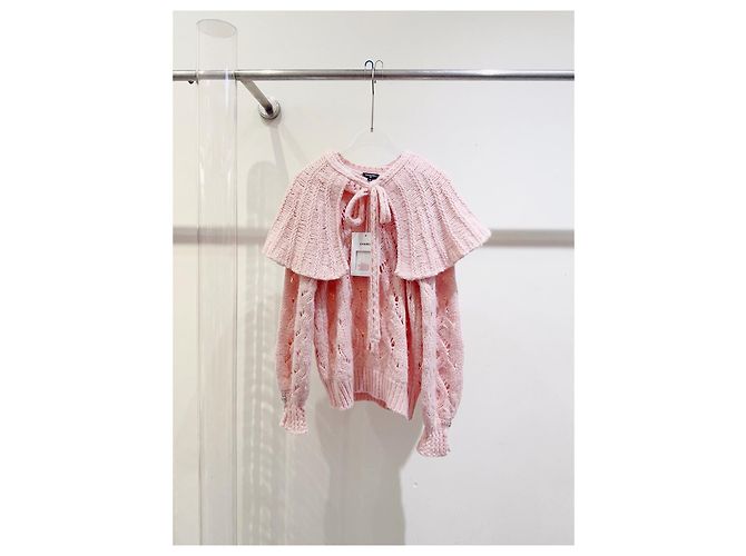 Chanel Malha de Lã Multicor Silhueta Capa