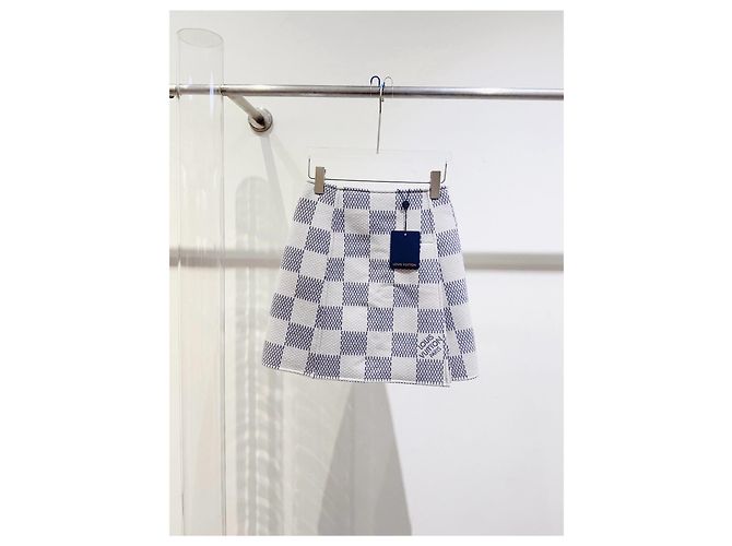 Louis Vuitton Check Pattern Cashmere Skirt Multiple colors