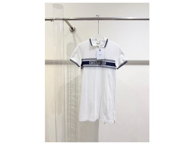 Autre Marque Vestido Dior de algodón con estampado de logo Multicolor