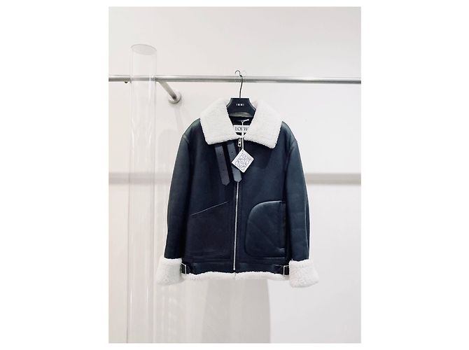 Giacca Loewe in shearling donna 44 Multicolore