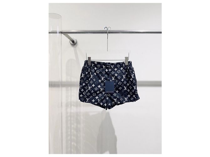 Louis Vuitton Monogram Print Shorts Polyamid Mehrfarben