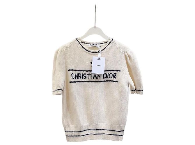 Top Dior Lucky Star in maglia di cotone Multicolore