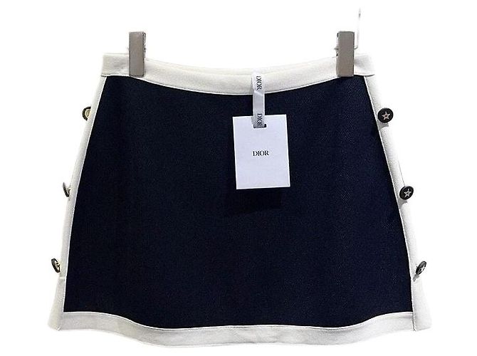 Falda Dior Lucky Star de Tweed Multicolor