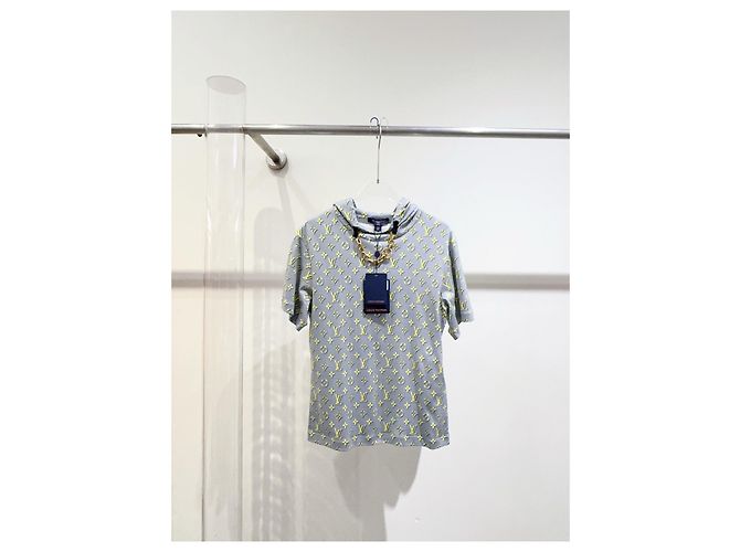 Top con capucha Louis Vuitton de algodón con estampado monograma Multicolor