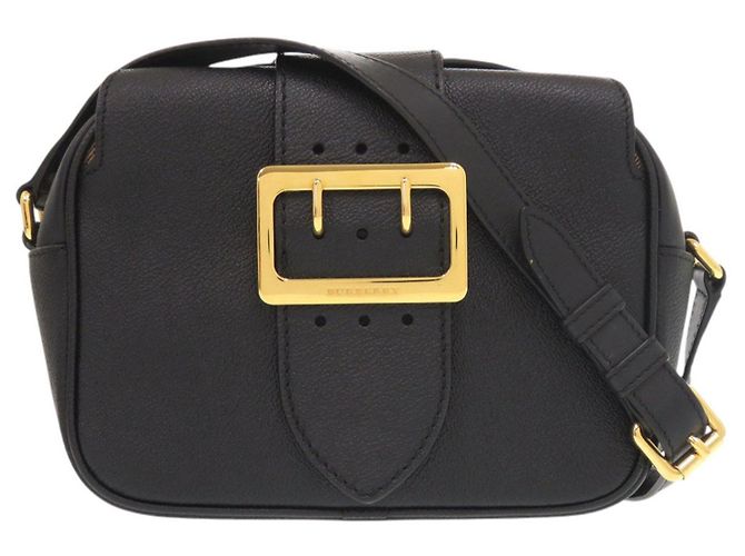 Borsa a tracolla Burberry in pelle nera Nero