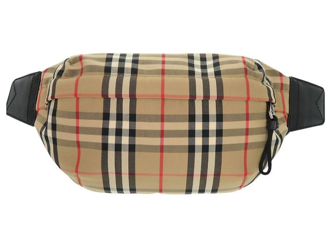 Riñonera Burberry de algodón beige