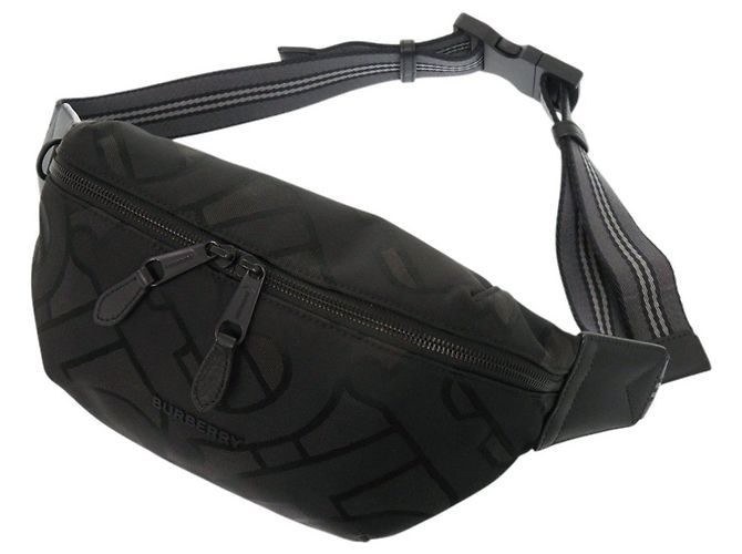 Borsa a tracolla Burberry in nylon Nero