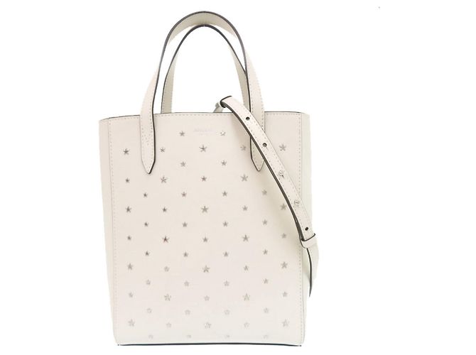 Saco Tote Jimmy Choo Bria N S em couro com tachas de estrela