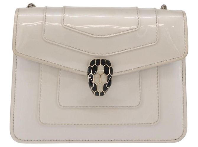 Bulgari Bvlgari Serpenti Forever Patent Medium Blanc