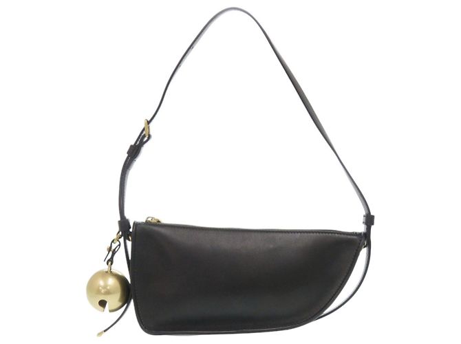 Bolsa Tiracolo Burberry Mini Shield Preto