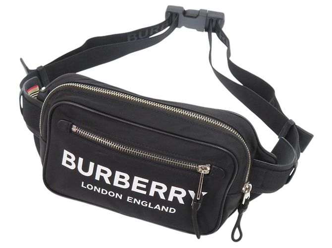 Borsa a tracolla Burberry Logo nera Nero