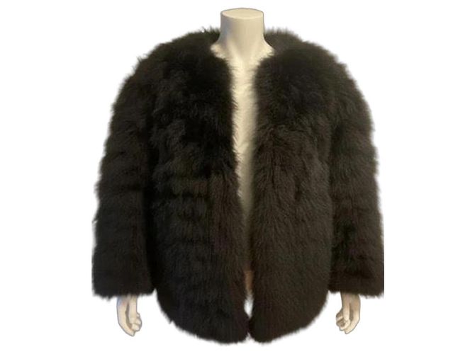Sonia Rykiel Jacke mit schwarzen Federn