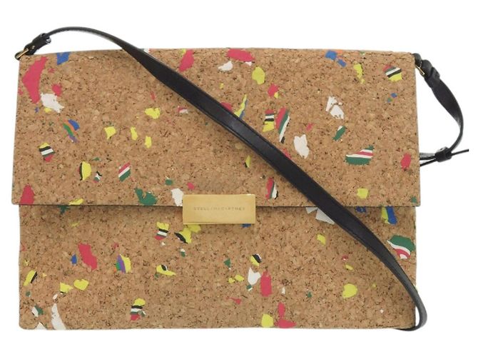 Stella Mc Cartney Bolso de hombro Stella McCartney de corcho marrón Castaño